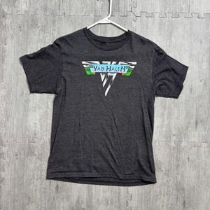 Van Halen VH Graphic Band T-Shirt Mens Medium Color Charcoal